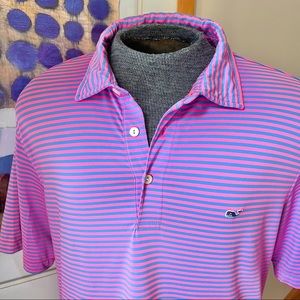 Vineyard Vines Striped Polo M